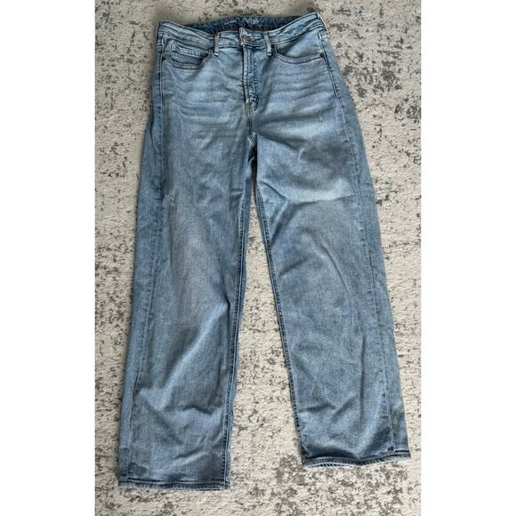 Old Navy Sky-Hi Wide Leg Jeans Size 10 - Picture 1 of 3
